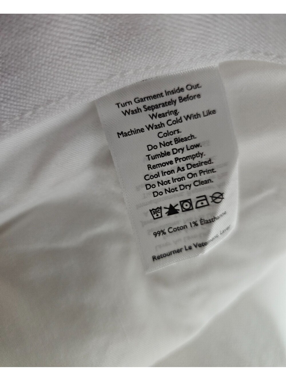 Women's Eddie Bauer Denim Jeans Pants Wide Leg Plus Size 20 White Elastic Waist - Picture 6 of 14